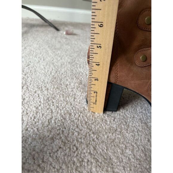 Sorel Addington Lace Up Bootie Womens Size 8.5 Elk Brown Leather Waterproof - Picture 11 of 11